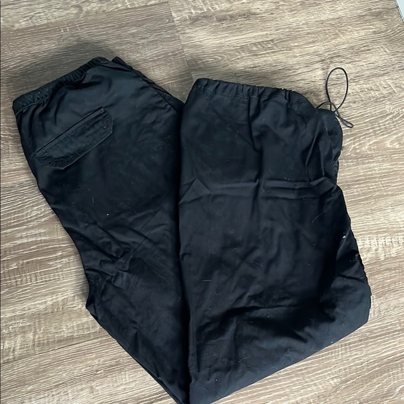 Black Parachute Pants - Picture 1 of 6